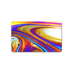 Soap Bubble Color Colorful Magnet (name Card) by Celenk