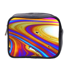 Soap Bubble Color Colorful Mini Toiletries Bag (two Sides) by Celenk