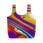 Soap Bubble Color Colorful Full Print Recycle Bag (M) Front