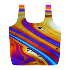 Soap Bubble Color Colorful Full Print Recycle Bag (l) by Celenk