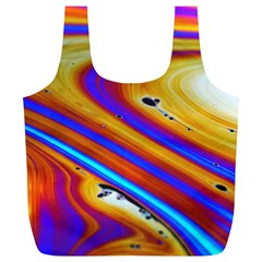 Soap Bubble Color Colorful Full Print Recycle Bag (xl) by Celenk