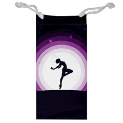 Woman Moon Fantasy Composing Night Jewelry Bag by Celenk