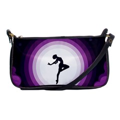 Woman Moon Fantasy Composing Night Shoulder Clutch Bag by Celenk