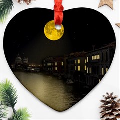 Travel Architecture Tourism Venice Ornament (Heart)