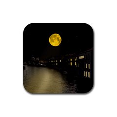 Travel Architecture Tourism Venice Rubber Coaster (square)  by Celenk