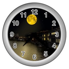 Travel Architecture Tourism Venice Wall Clock (silver) by Celenk