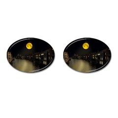 Travel Architecture Tourism Venice Cufflinks (Oval)