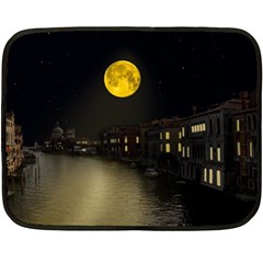 Travel Architecture Tourism Venice Fleece Blanket (mini) by Celenk