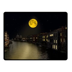 Travel Architecture Tourism Venice Double Sided Fleece Blanket (Small) 