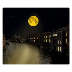 Travel Architecture Tourism Venice Double Sided Flano Blanket (Small) 