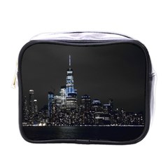 New York Skyline New York City Mini Toiletries Bag (one Side) by Celenk