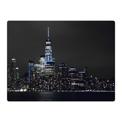 New York Skyline New York City Double Sided Flano Blanket (mini)  by Celenk