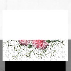 Carnations Flowers Nature Garden Rectangular Jigsaw Puzzl by Celenk