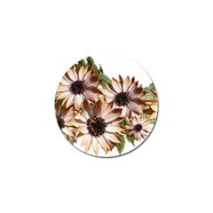 Sun Daisies Leaves Flowers Golf Ball Marker (4 Pack) by Celenk