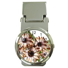 Sun Daisies Leaves Flowers Money Clip Watches by Celenk