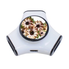 Sun Daisies Leaves Flowers 3-port Usb Hub by Celenk