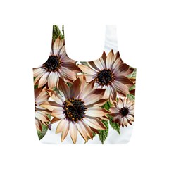 Sun Daisies Leaves Flowers Full Print Recycle Bag (s) by Celenk