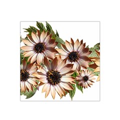 Sun Daisies Leaves Flowers Satin Bandana Scarf by Celenk