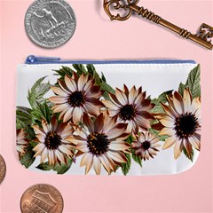 Sun Daisies Leaves Flowers Large Coin Purse by Celenk