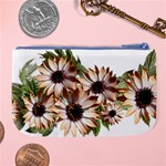 Sun Daisies Leaves Flowers Large Coin Purse Back