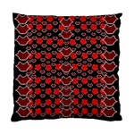 Red Lips And Roses Just For Love Standard Cushion Case (Two Sides) Back