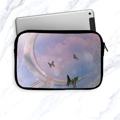 The Wonderful Moon With Butterflies Apple Ipad Mini Zipper Cases by FantasyWorld7