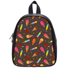 Ice Cream Pattern Seamless School Bag (small) by Celenk