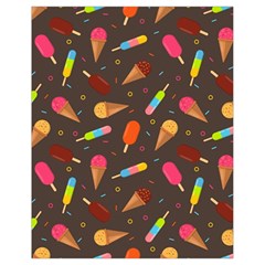 Ice Cream Pattern Seamless Drawstring Bag (small) by Celenk