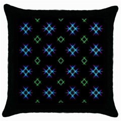 Background Abstract Vector Fractal Throw Pillow Case (black) by Celenk