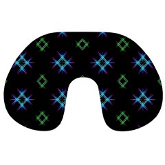 Background Abstract Vector Fractal Travel Neck Pillows by Celenk