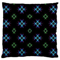 Background Abstract Vector Fractal Large Flano Cushion Case (one Side) by Celenk