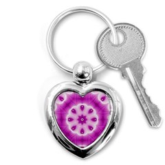 Pattern Abstract Background Art Key Chains (heart)  by Celenk