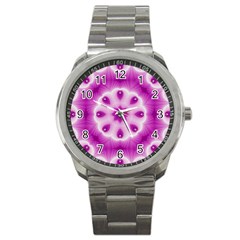 Pattern Abstract Background Art Sport Metal Watch by Celenk