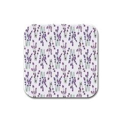 Flower Pattern Pattern Design Rubber Square Coaster (4 Pack)  by Celenk