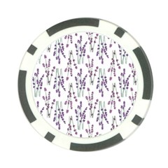 Flower Pattern Pattern Design Poker Chip Card Guard by Celenk