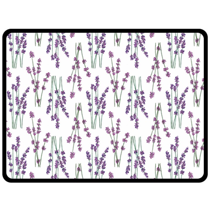 Flower Pattern Pattern Design Double Sided Fleece Blanket (Large) 