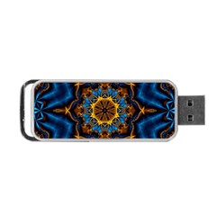 Pattern Abstract Background Art Portable Usb Flash (two Sides) by Celenk