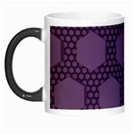 Hexagon Grid Geometric Hexagonal Morph Mugs Left