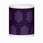 Hexagon Grid Geometric Hexagonal Morph Mugs Center