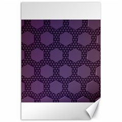 Hexagon Grid Geometric Hexagonal Canvas 20  X 30  by Celenk