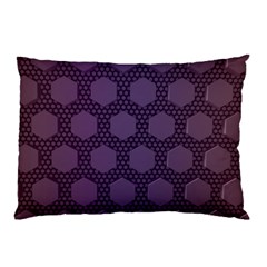 Hexagon Grid Geometric Hexagonal Pillow Case (two Sides) by Celenk