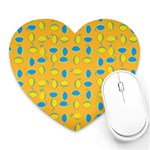 Lemons Ongoing Pattern Texture Heart Mousepads Front