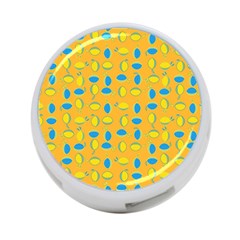 Lemons Ongoing Pattern Texture 4-port Usb Hub (one Side) by Celenk