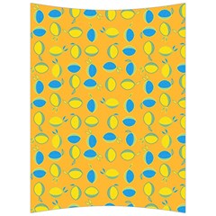 Lemons Ongoing Pattern Texture Back Support Cushion by Celenk