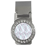 Flower Pattern Pattern Design Money Clips (CZ)  Front