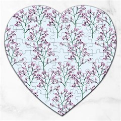 Flower Pattern Pattern Design Jigsaw Puzzle (heart)