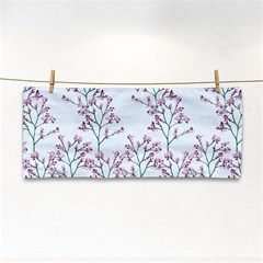 Flower Pattern Pattern Design Hand Towel by Celenk