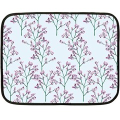 Flower Pattern Pattern Design Double Sided Fleece Blanket (mini)  by Celenk