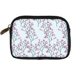 Flower Pattern Pattern Design Digital Camera Leather Case by Celenk