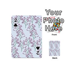 Flower Pattern Pattern Design Playing Cards 54 (mini) by Celenk